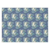 Rustic Christmas Snowy Forest Deer Decor For Home Tafelkleed (Voorkant (Horizontaal))