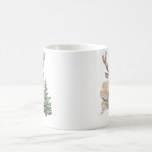 Rustic Christmas Tree with Brown-Beige Watercolor  Magische Mok (Center)