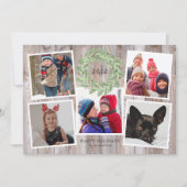 RUSTIC CHRISTMAS WREATH Photo Collage (Voorkant)
