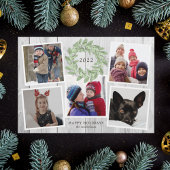 RUSTIC CHRISTMAS WREATH Photo Collage