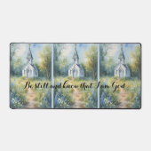 Rustic Church Path in Wildflower Meadow Bureaumat (Voorkant)