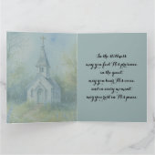 Rustic Church Path in Wildflower Meadow Kaart (Binnen)