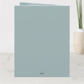 Rustic Church Path in Wildflower Meadow Kaart (Achterkant)