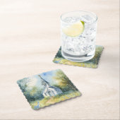 Rustic Church Path in Wildflower Meadow Kartonnen Onderzetters (Insitu)