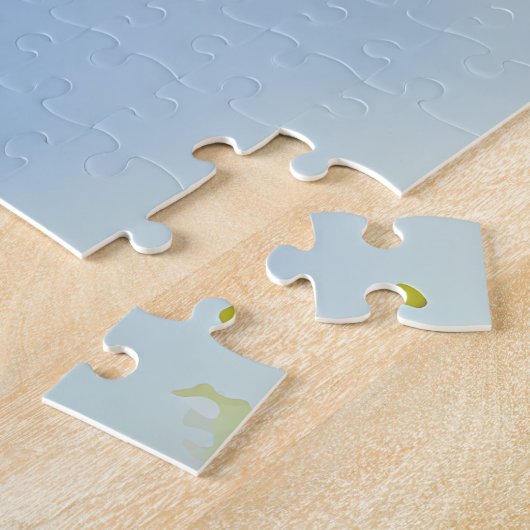 Rustic Church Path in Wildflower Meadow Legpuzzel (Zijkant)