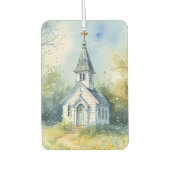 Rustic Church Path in Wildflower Meadow Luchtverfrisser (Voorkant)