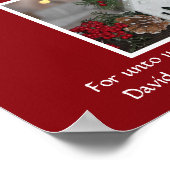 Rustic Church Pine Cones Birth of Jesus Luke 2 Poster (Hoek)