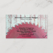 Rustic Circular Saw Woodworking Craftsman Visitekaartje (Voorkant)