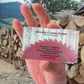Rustic Circular Saw Woodworking Craftsman Visitekaartje