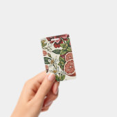 Rustic Citrus Floral summer Badge (Handheld)