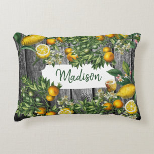 Rustic Citrus Garden Accent Kussen