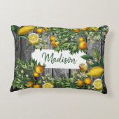 Rustic Citrus Garden Accent Kussen (Achterkant)
