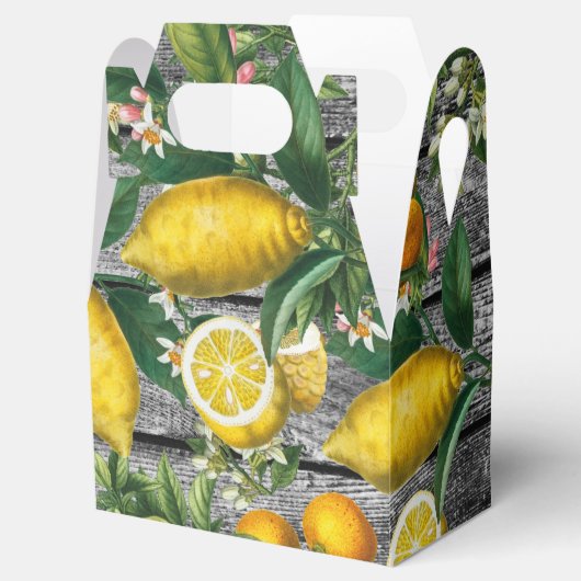 Rustic Citrus Garden Bedankdoosjes (Geopend)
