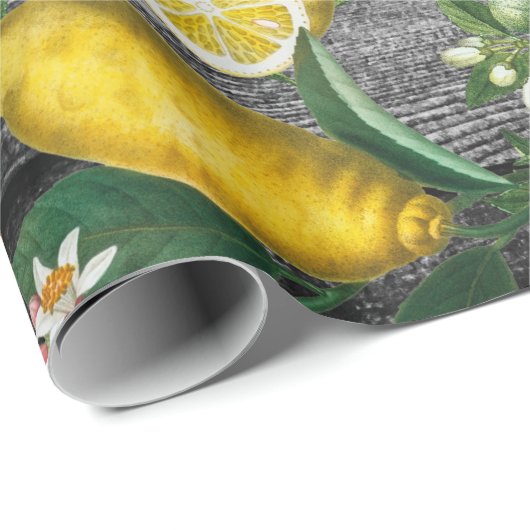 Rustic Citrus Garden Cadeaupapier (Rol Hoek)