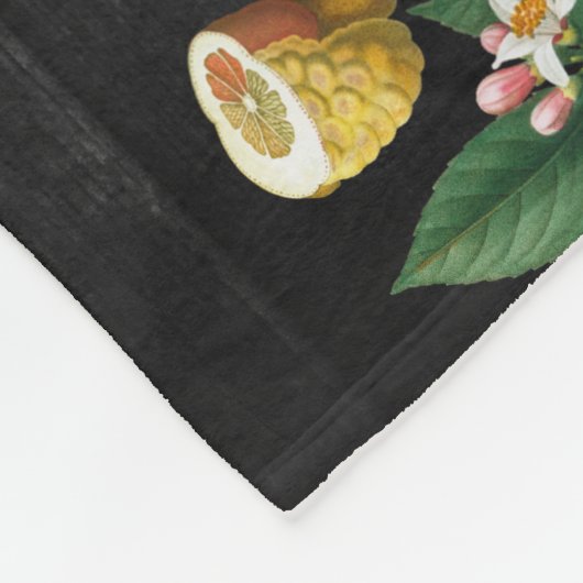 Rustic Citrus Garden Fleece Deken (Hoek)