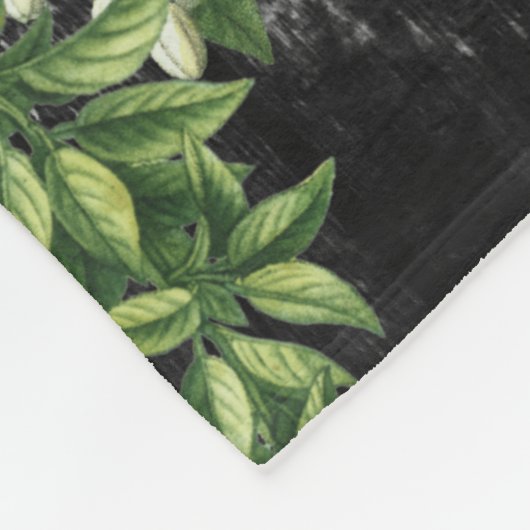 Rustic Citrus Garden Fleece Deken (Hoek)