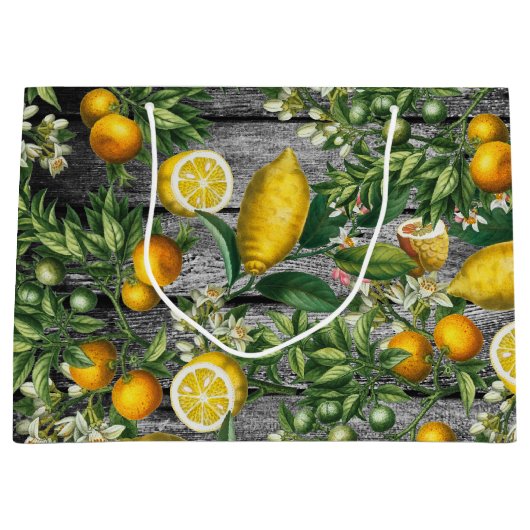 Rustic Citrus Garden Groot Cadeauzakje (Voorkant)