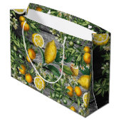 Rustic Citrus Garden Groot Cadeauzakje (Achterkant Gekanteld)