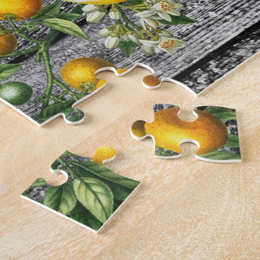 Rustic Citrus Garden Legpuzzel (Zijkant)