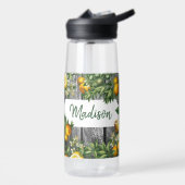 Rustic Citrus Garden Monogram Waterfles (Links)