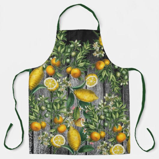 Rustic Citrus Garden Schort (Voorkant)