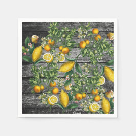 Rustic Citrus Garden Servet