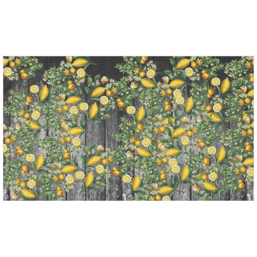 Rustic Citrus Garden Tafelkleed (Voorkant (Horizontaal))