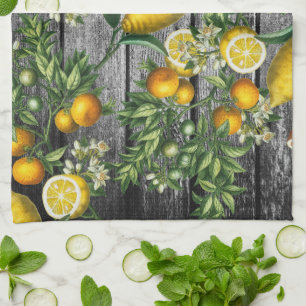 Rustic Citrus Garden Theedoek