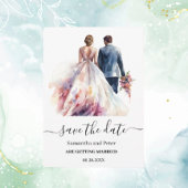 Rustic Classic Boho Floral Bewaar de datum Save The Date