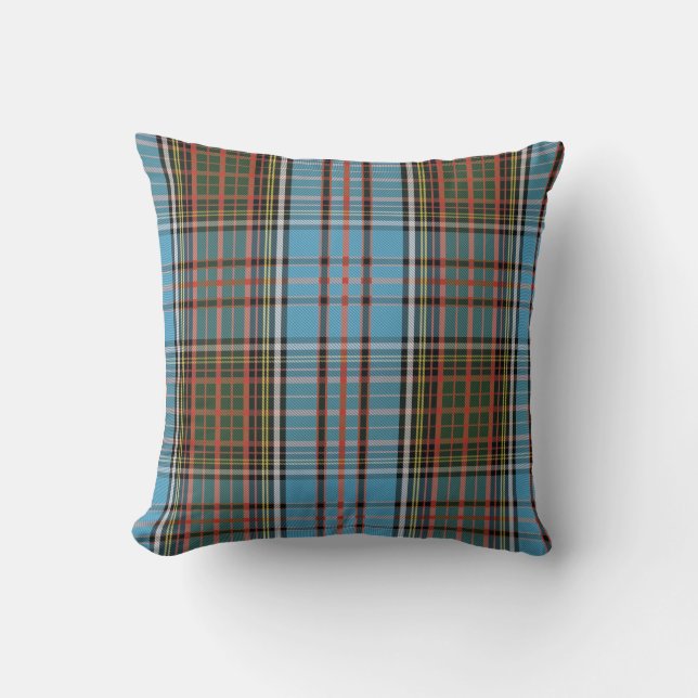 Rustic Classic Pset Clan Anderson Tartan Kussen (Voorkant)