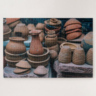 Rustic Clay Pots  Pottery Legpuzzel