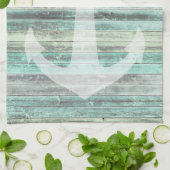 Rustic Coastal Decor Anchor Theedoek (Gevouwen)