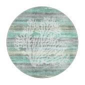 Rustic Coastal Decor Coral Snijplank (Voorkant)