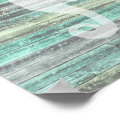 Rustic Coastal Decor Seahorse Poster (Hoek)