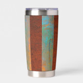 Rustic Coastal Water Bottle Geïsoleerde Drinkbeker (Voorkant)