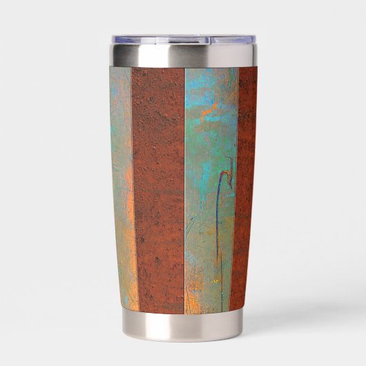 Rustic Coastal Water Bottle Geïsoleerde Drinkbeker (Voorkant)