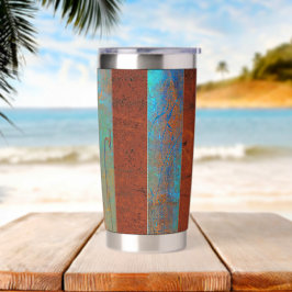 Rustic Coastal Water Bottle Geïsoleerde Drinkbeker