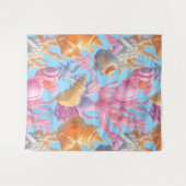 Rustic Coastal - Zeeschelpen, Zeesterren, Reef (18 Wandkleed (Voorkant (horizontaal))