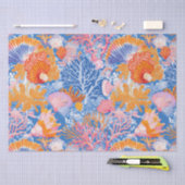 Rustic Coastal - Zeeschelpen, Zeesterren, Reef (19 Tissuepapier (Craft)