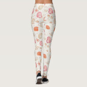 Rustic Coastal - Zeeschelpen, Zeesterren, Reef (28 Leggings (Achterkant)