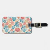 Rustic Coastal - Zeeschelpen, Zeesterren, Rif (7) Bagagelabel (Voorkant horizontaal)