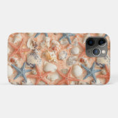 Rustic Coastal - Zeeschelpen, Zeesterren, Rif (8) Case-Mate iPhone Case (Achterkant (horizontaal))