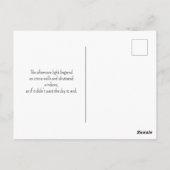 Rustic Cobblestone Streets European Village  Briefkaart (Achterkant)