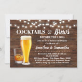 Rustic Cocktails & Brews voor ik repetitie doe Kaart (Voorkant)