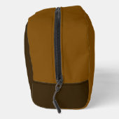 Rustic Cocoa Brown Travel Toilettas Toilettasje (Rechts)