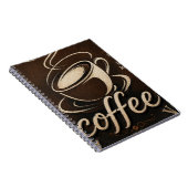 Rustic Coffee Bar Decor Gift Notitieboek (Rechterzijde)