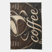 Rustic Coffee Bar Decor Gift Theedoek (Verticaal)
