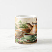 Rustic Coffee Design - Oude koffiepot bonen Ci Koffiemok (Center)