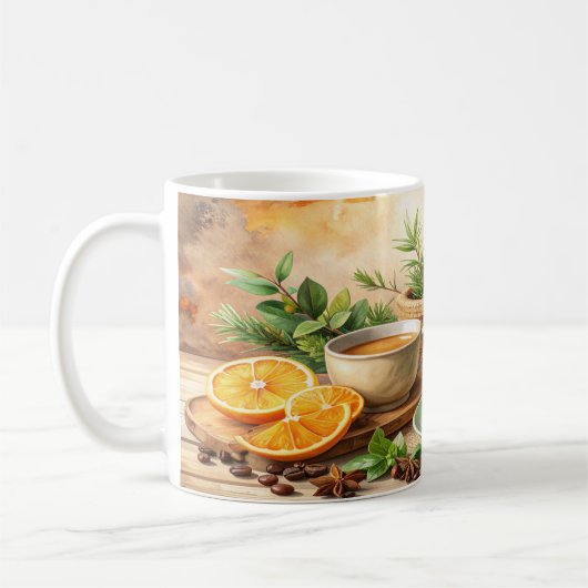 Rustic Coffee Design - Oude koffiepot bonen Ci Koffiemok (Links)