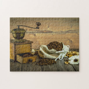 Rustic Coffee Grinder Foto Legpuzzel